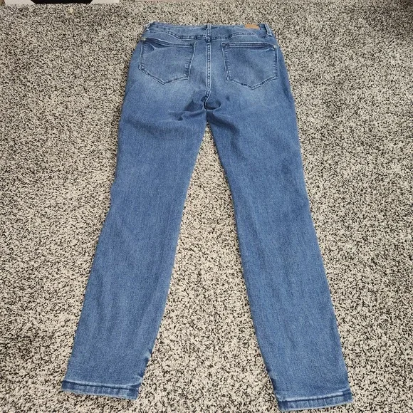 Judy Blue Skinny Fit Hi Rise Ankle Jeans Womens Sz 11/30 Stretch Faded Front - Picture 5 of 7
